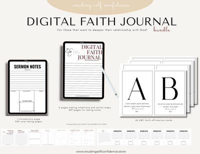 The Exuding Self Confidence Downloadable Faith Bundle PDF Download for IPAD